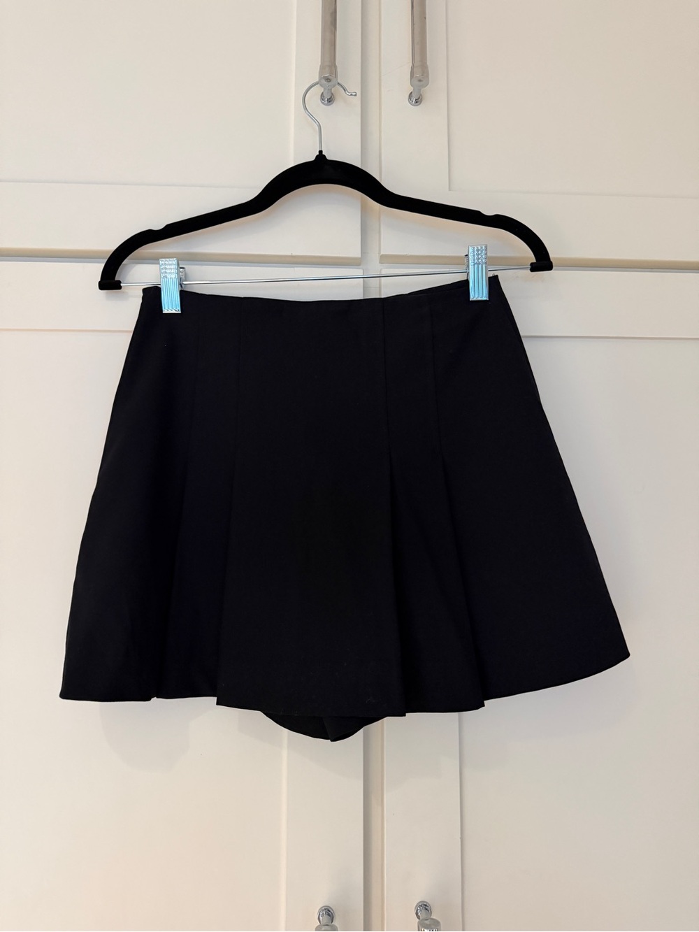NWT Zara Black Pleated Skort XS - Picture 4 of 12